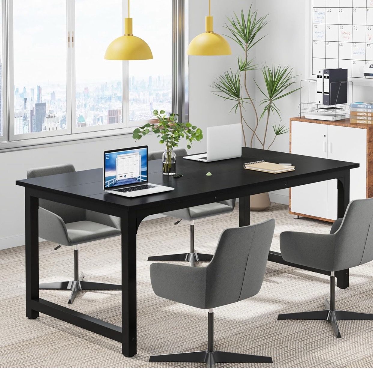 Tribesigns Modern Computer Desk, 63 x 31.5 inch Large