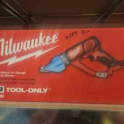 Milwaukee
M18 18-Volt 14-Gauge Lithium-Ion Cordless Double Cut Metal Shear (Tool-Only)