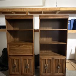 Wooden Bookcase Cabinets