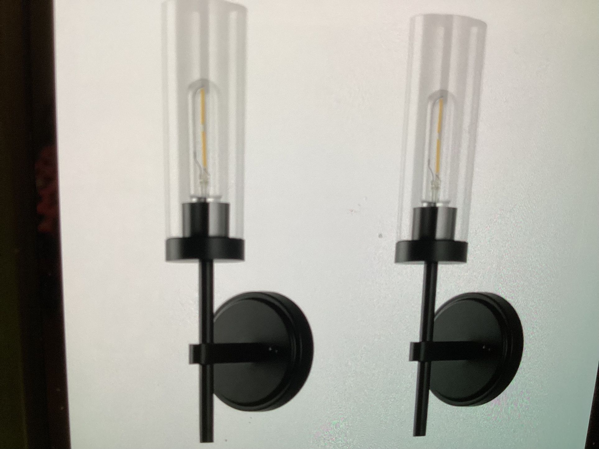 Wilson Black Wall Sconces Set Of 2