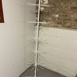 White Rotating  Rack