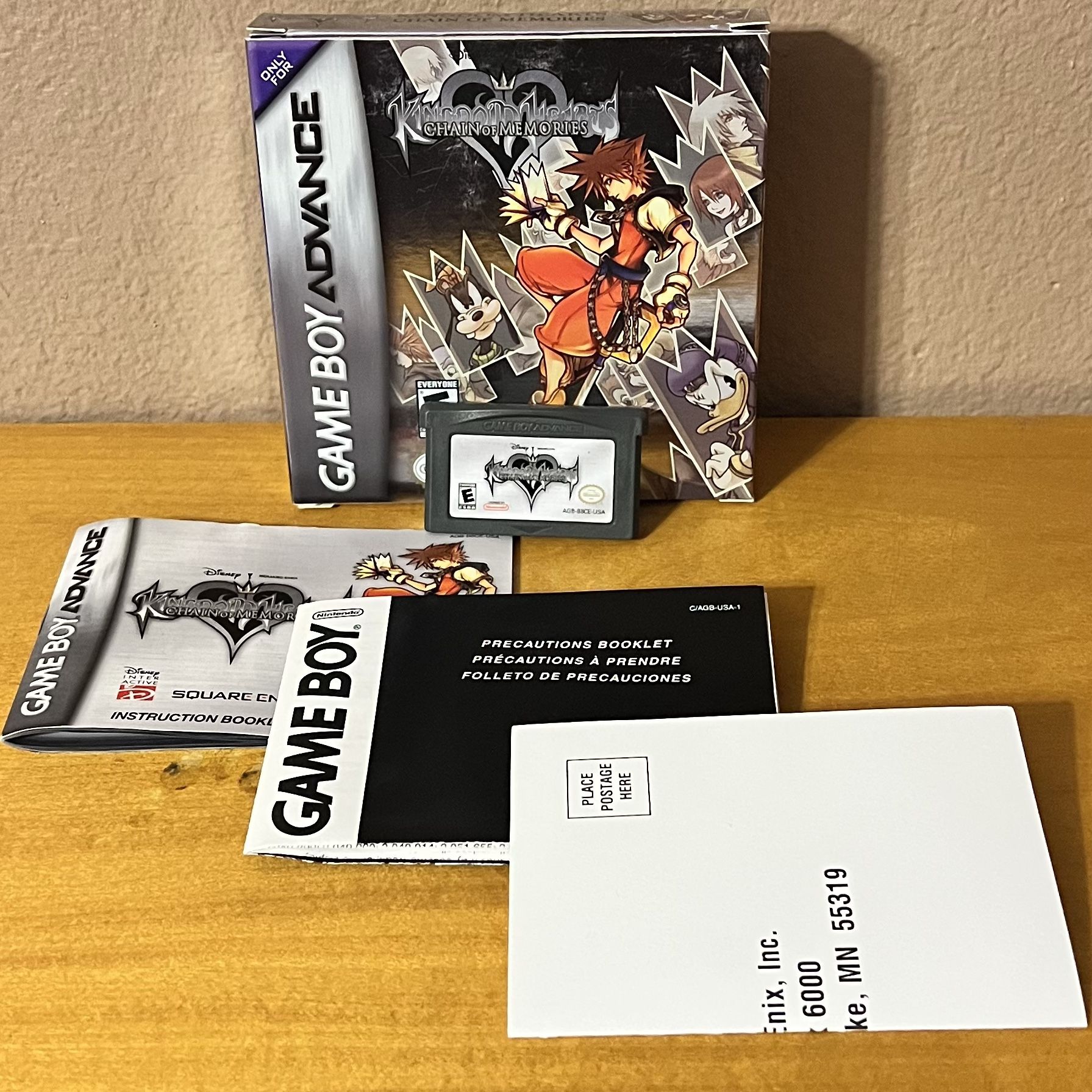 Kingdom Hearts Chain of Memories in box