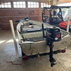 12ft Gregor Aluminum Fishing Boat 