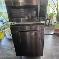 Samsung Dishwasher And Over Range Microwave