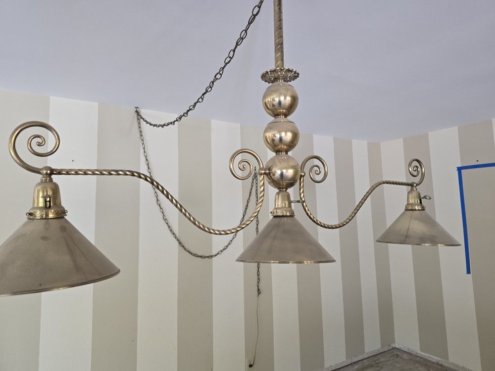 Vintage Pool Table Light