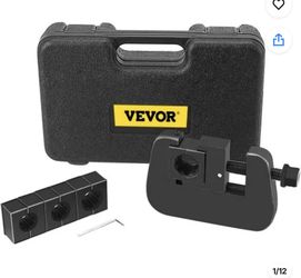 VEVOR 7843B Manual A/C Hose Crimper Kit,Handheld Air Hose Crimper Tool Kit with 4 Dies Whole Set #6#8#10#12,A/C Hose Crimper Repair Tool Kit Die Set,f