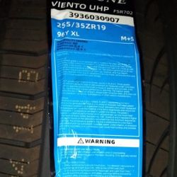 2 BRAND NEW 255/35/R19.  Tires Only.