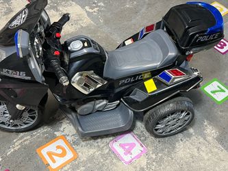 Starter bike and Metro police car