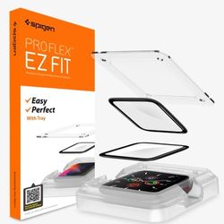 New Spigen Screen Protector Apple Watch (44mm)  ProFlex EZ Fit