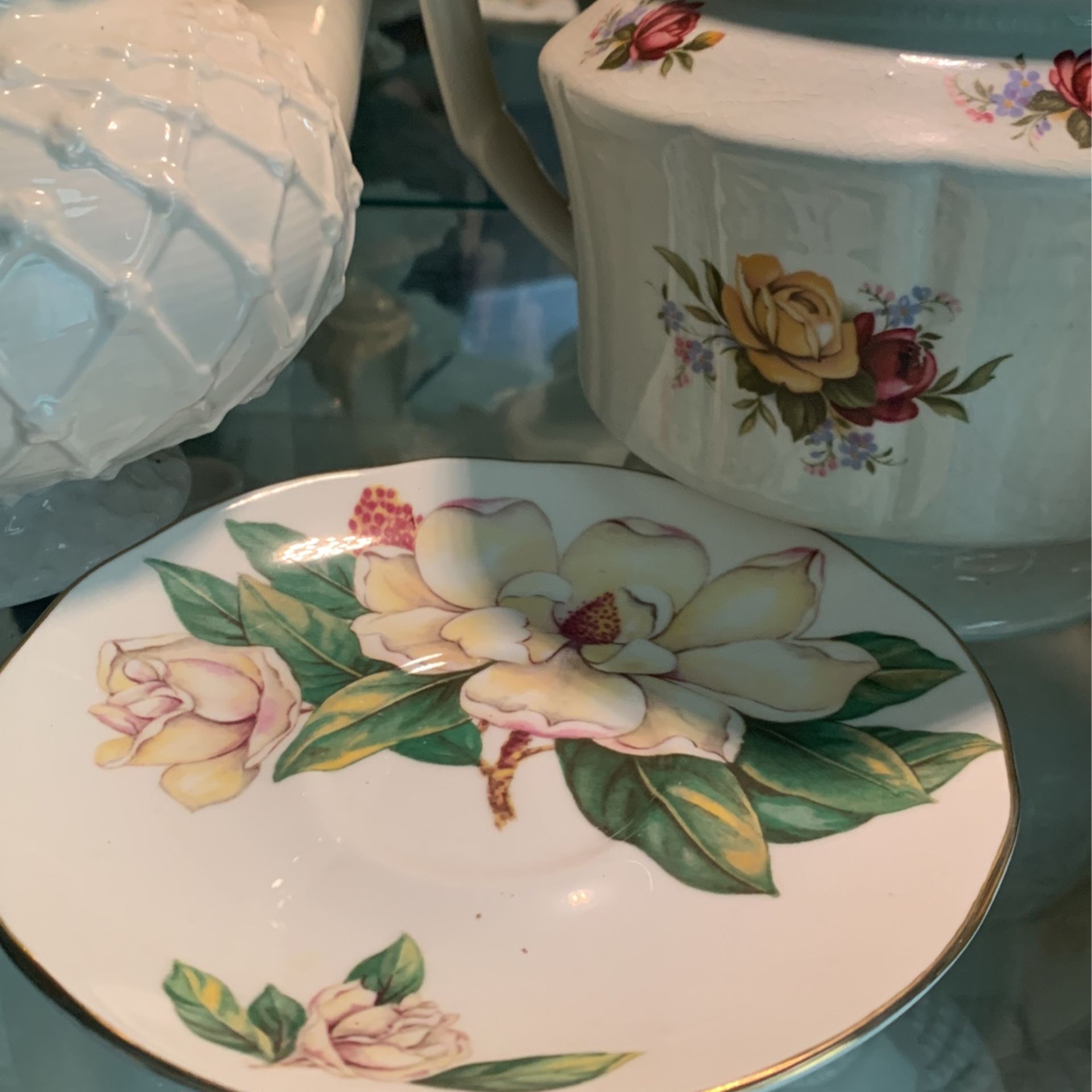 Assortment Of Vintage & Newer Tea Cups