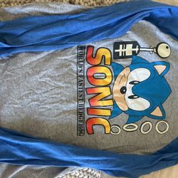 Boys Sonic The Hedgehog Long Sleeve Size 12