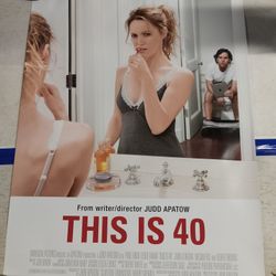 "This Is 40" Original One-sheet Movie Poster 27x40 (2012) D/S