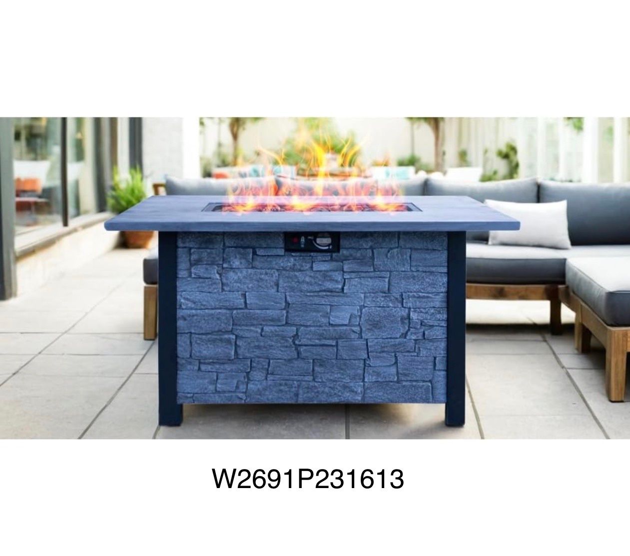 New! Outdoor Fire Pit Table