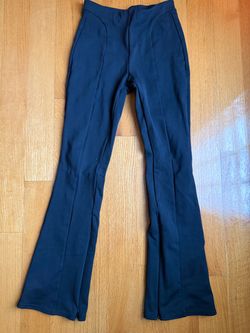 Black High-Waist Flare Pants Alo