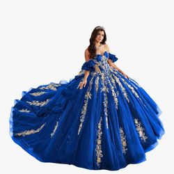Royal blue Quince dress