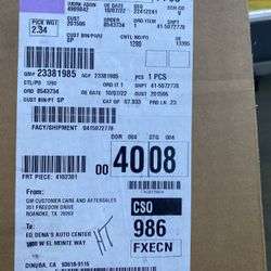 2018 GMC Pickup Front Bumper With Valance Panel (NEW)