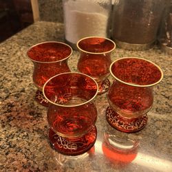 Vintage For Gold Plated Cups 