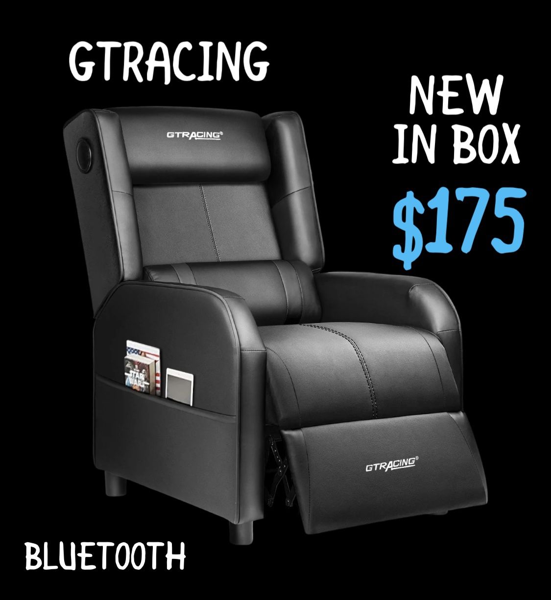 GTRACING GAME CHAIR RECLINER NEW
