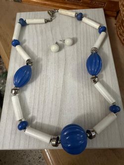 Juego Collar Aretes Piedras