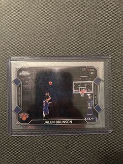 Topps 2025-26 Topps Chrome Update Jalen Brunson Knicks Moment in Time MT-4