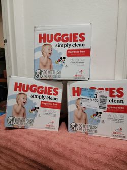 Tres cajas de wipes por $39