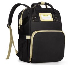 Debug 30L Dual Baby Diaper Bag Backpack - BLACK