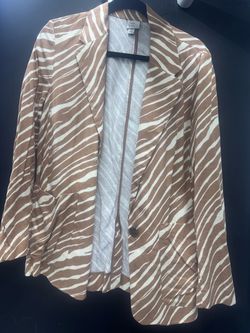 A New Day Zebra Print Blazer