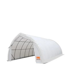 20' x 30' Peak Ceiling Storage Shelter Heavy-duty 11oz PE Cover 20’x30’x12’