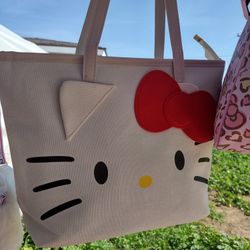 Hello Kitty Tote Bag $25 Canvas Heavy Duty 
