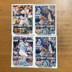 2023 TOPPS LOT OF 4 FUTURE STARS CARDS