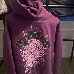 Purple spider hoodie