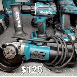 MAKITA 7.5 AMP Corded 4-1/2 in. X-LOCK Angle Grinder With AC/DC Switch 
