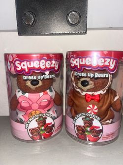 Squeezy Christmas dress up bears