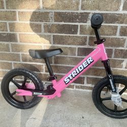 Sale!!!!! Strider Bike For Toddlers  With Helmet Included . But Need To Pick Up Today 