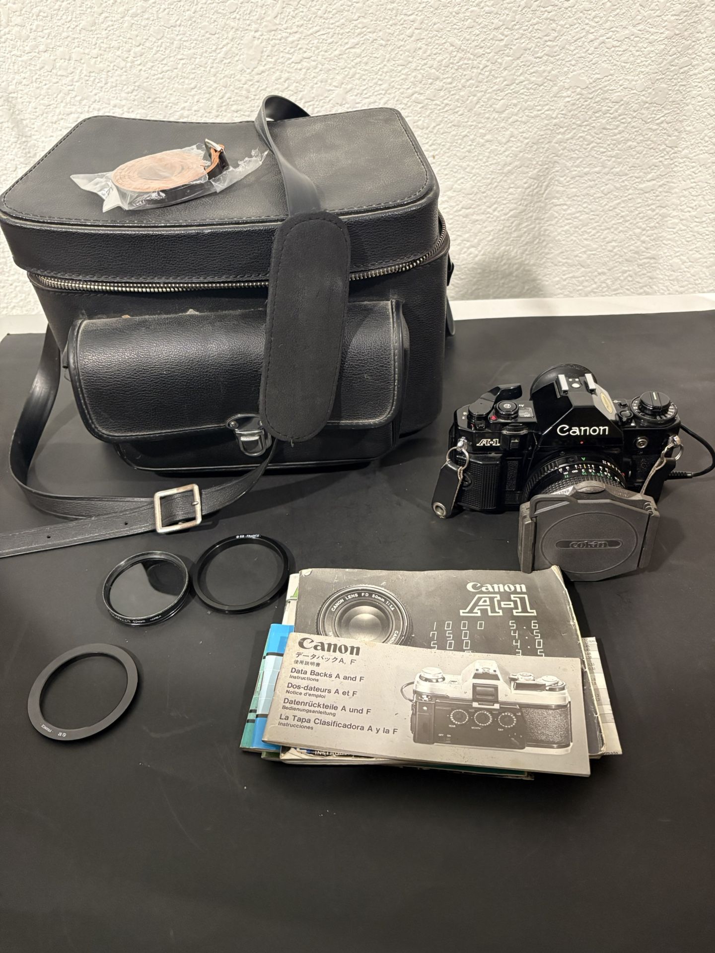Canon A 1 With Data Back A And Extras