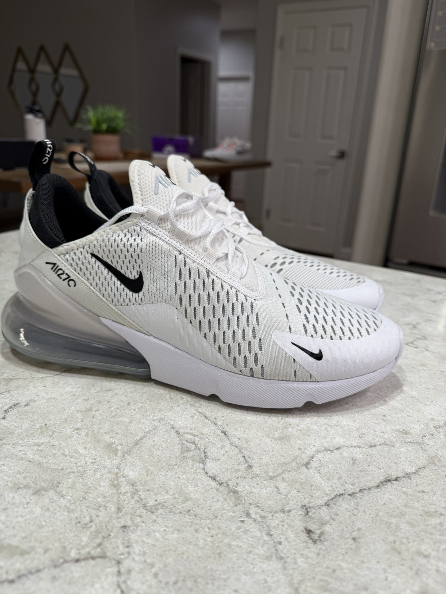 Nike Air Max 270- White- Men’s size 10
