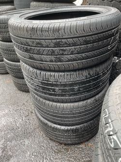 245/45R20 Continental 245/45/20 set of matching used tires in great condition 300$ for 4 tires plus tax.  Mount available but not included. City tires