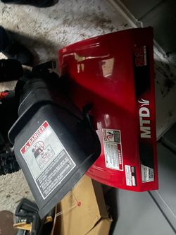 MTD  snow thrower
