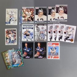 🏈 17 Cards (10 Different) HOF Roger Staubach Cards 