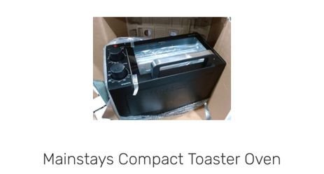 Toaster oven