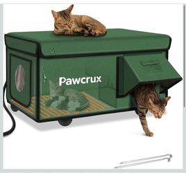 BRAND NEW - WEATHERPROOF HEATED CAT HOUSE