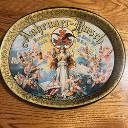 Vintage 1974 Anheuser-Busch  Metal Tray