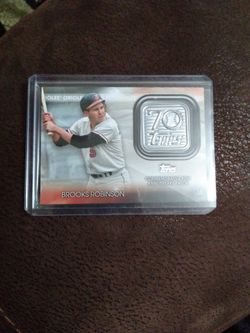 Baseball Card (Brooks Robinson)