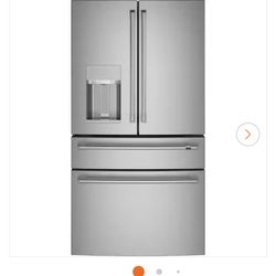 Elegant Café refrigerator Wi-Fi smart triple temperature zone