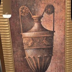 Pair of double framed wall art