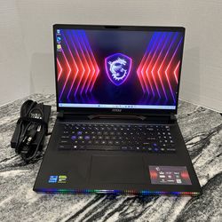 MSI - Raider GE78 17.3" 240 Hz Gaming Laptop - Intel Core i7-14700HX with 16GB Memory - NVIDIA GeForce RTX 4070 - 1T+512G SSD - Core Black, Black