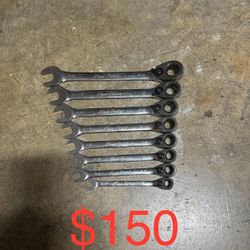 Blue Point 6 pc SAE Ratcheting Wrench Set