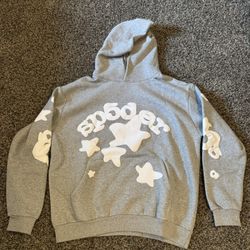 Sp5der Beluga Hoodie -Grey Large