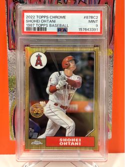 2022 Topps Chrome - 1987 Topps Baseball Shohei Ohtani #87BC-2