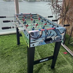 Costway Foosball Table Game Set with 2 Footballs, Black, 22.9 lb  